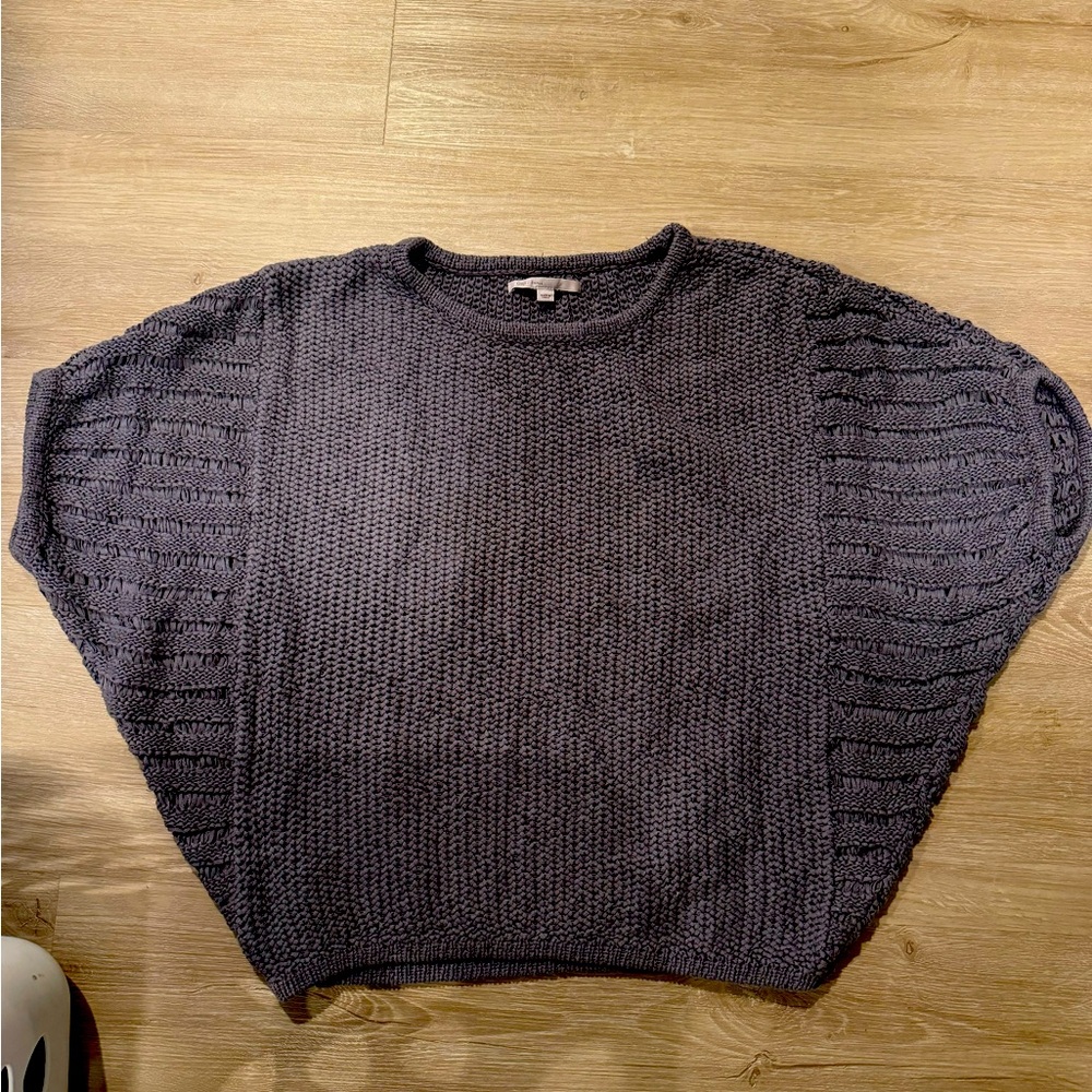 Gap Grey Open Knit Chunky Sweater